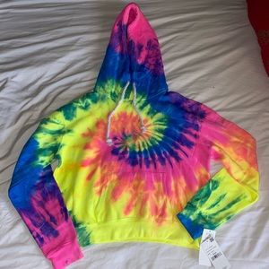 TieDye crop hoodie
